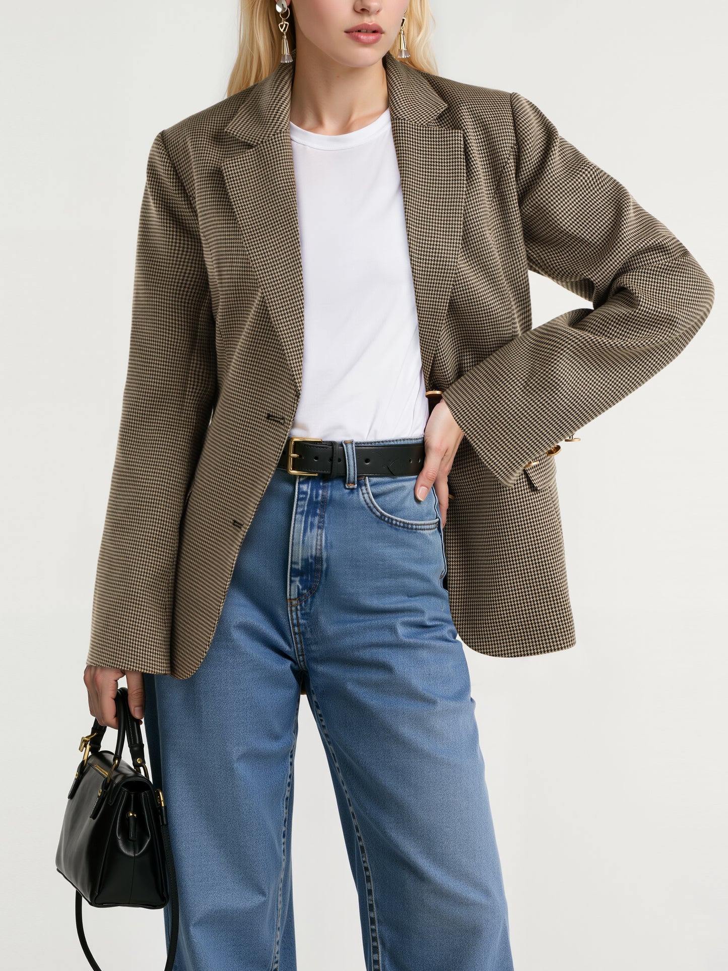 Urbly Chic Women’s Blazer Tailored Lined Jacket for Work or Business Casual Looks