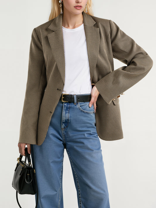 Urbly Chic Women’s Blazer Tailored Lined Jacket for Work or Business Casual Looks