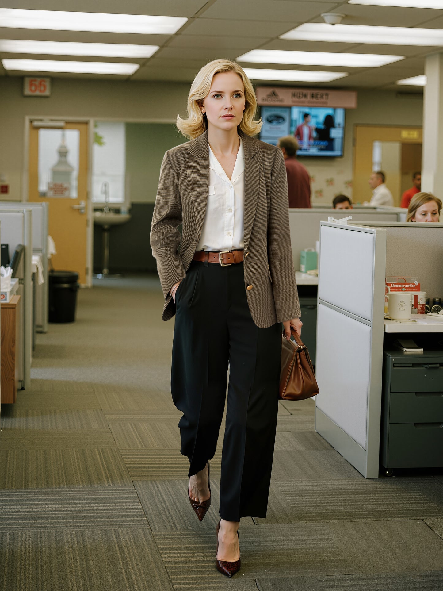 Urbly Chic Women’s Blazer Tailored Lined Jacket for Work or Business Casual Looks